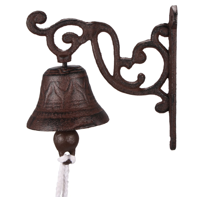 Traditional Retro Vintage Door Bell Metal Doorbell Wall Mounted Home Descor