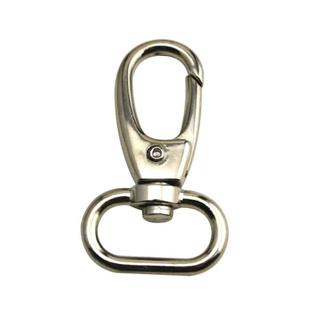 

Fenggtonqii Silvery 1 Inner Diameter Oval Ring Large Top Buckle Lobster Clasps Swivel Snap Hooks Pack of 25