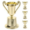 thumbnail image 1 of KAKOWELY 4 mini trofeos de plástico para competiciones estudiantiles, celebraciones, decoración, trofeos, trofeos pequeños, 1 of 4