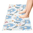 thumbnail image 5 of Haosy Adorable Gorillas Flower Leaf Bathroom Rugs Non Slip Absorbent Soft Plush Quick Dry Bath Mat, 39"x20", 5 of 8