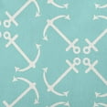 thumbnail image 2 of 20"x14" Simply Daisy Anchors Up Poly Indoor/Outdoor Pillow, Blue Qty 1, 2 of 4