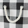 thumbnail image 3 of DII Buffalo Check Storage Bin with Handles, Medium Rectangle, 16x10x12", Black & White, 3 of 3
