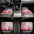 thumbnail image 7 of Yiaed Flamingos In The Tropical Forest Print Carpet Floor Mats for Cars, Auto Accessories Front & Rear Car Floor Mats Car Floor Foot Mat Sets of 4 Pieces, 7 of 7