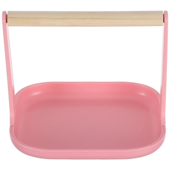 EXHUMKY 1 Pcs Thickened Small Rod Bird Play Stand Crafted from Wood and Abs for Birds Office Use