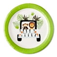thumbnail image 4 of Safari Disposable Paper Plates, 7", Multicolor, 8 Count, by Way To Celebrate, 4 of 5