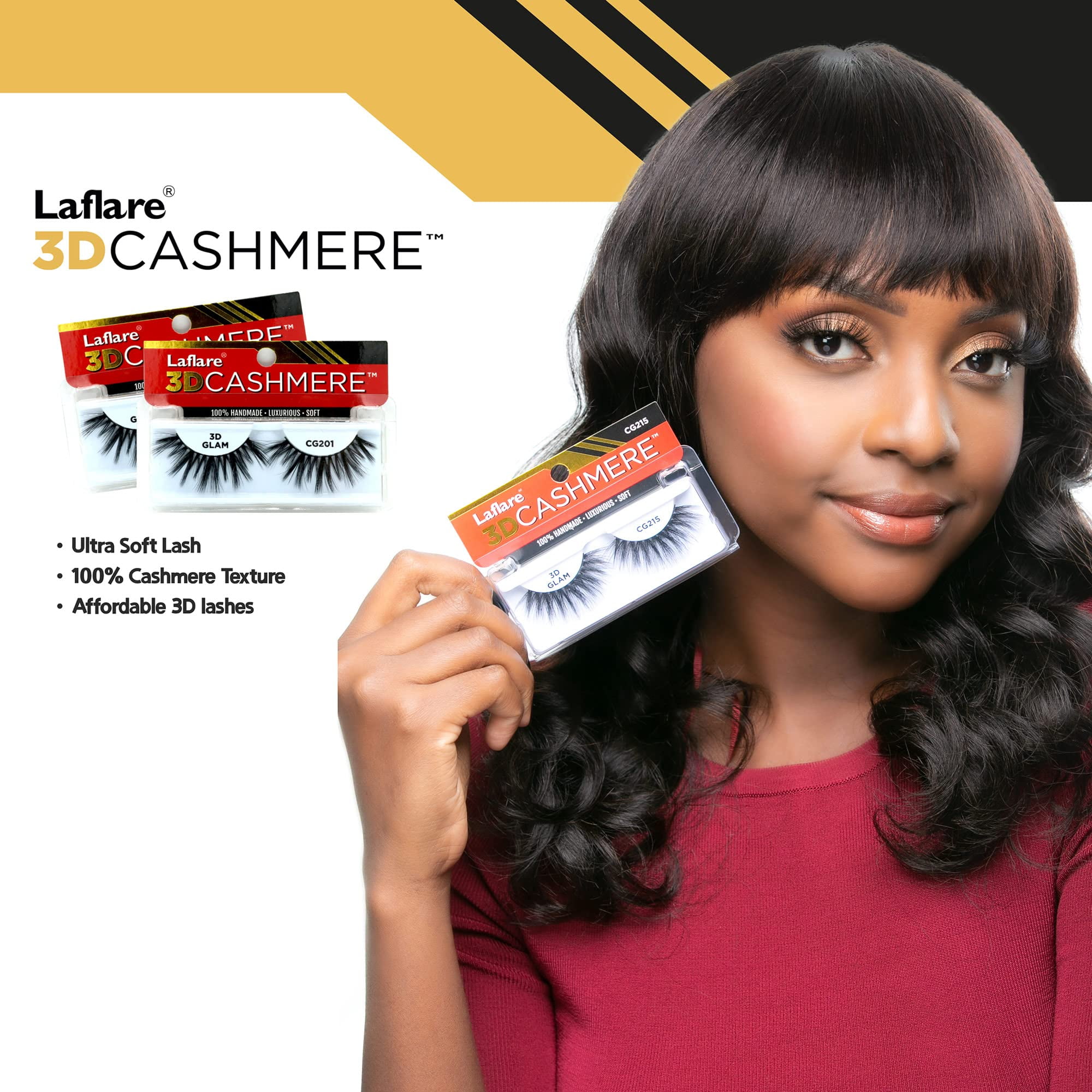 LAFLARE 3D CASHMERE GLAM LASHES #CG204