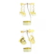 thumbnail image 1 of Candelabro giratorio de 2 piezas Aureate, candelabro giratorio, vela de té Estilo A, 1 of 9