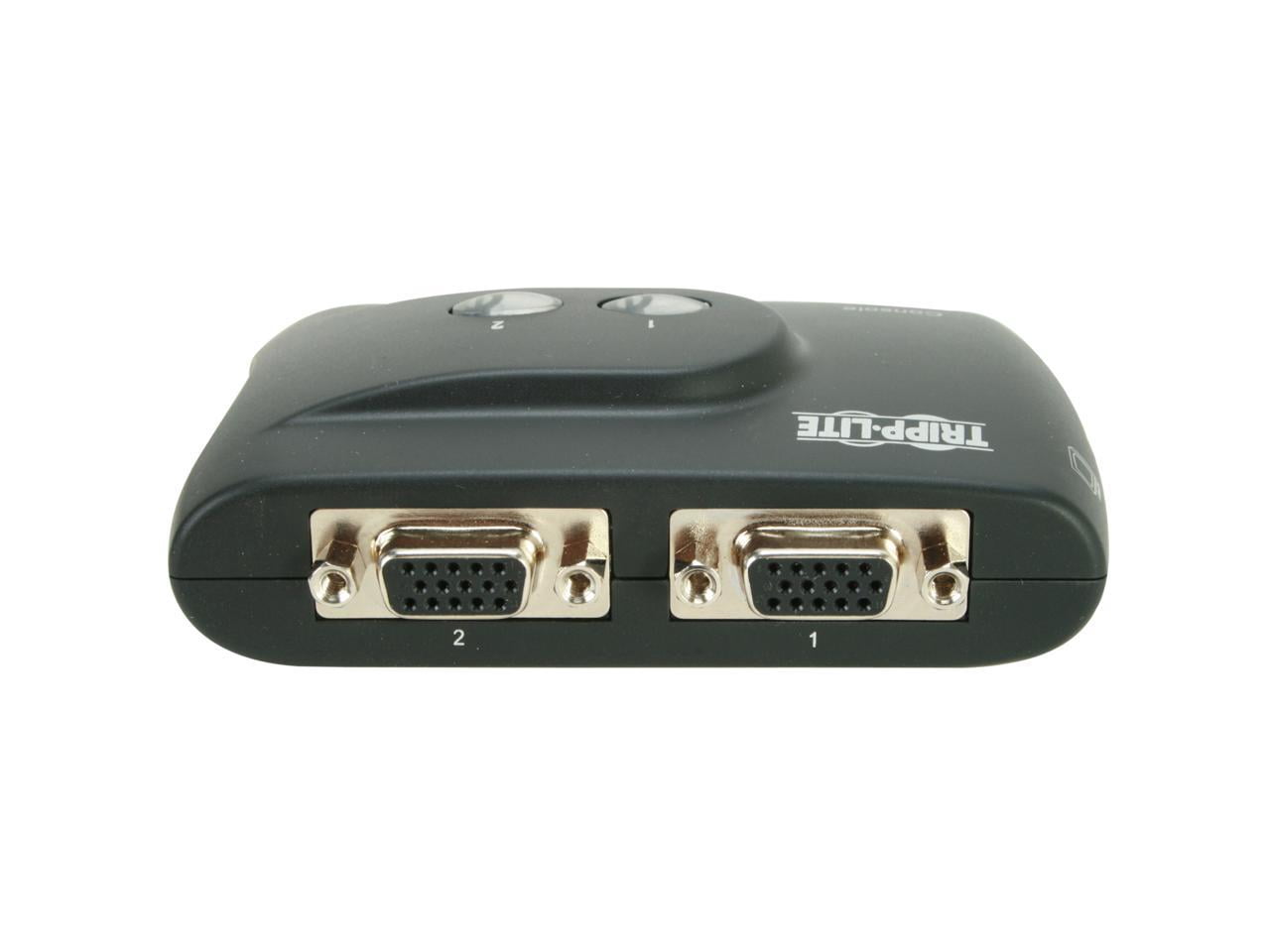 Tripp Lite 2-Port Compact USB KVM Switch w/Audio and Cable