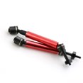 thumbnail image 4 of Eje de transmisión universal Eje de transmisión de aleación de aluminio, eje CVD retráctil, para coche de control remoto 1:10, accesorios para vehículos de oruga, , Trasero rojo Trasero rojo Magideal Eje de transmisión universal, 4 of 7