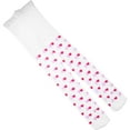 thumbnail image 6 of Qiysamall Kids White Jacquard Pantyhose with Large Candy Pattern, Seamless Tight Hosiery Stockings for Girls, 6 of 11