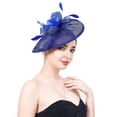 thumbnail image 4 of Guardurnaity Elegante tocado de malla para mujer para el día de la boda. Tocado elegante de sinamay. Accesorio para el cabello, 4 of 6