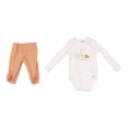 thumbnail image 1 of Conjunto George Conjunto, marca George, pañalero manga larga, pantalón con pie, color neutro, talla 3M, 1 of 4