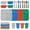 BLUE, variant on Mainstays Kids 24-Piece Multicolor Plastic Dinnerware Set