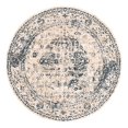 thumbnail image 3 of Unique Loom Chateau Collection Area Rug - Hoover (5' 3" Round Dark Blue/Beige), 3 of 6