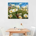 thumbnail image 2 of JEUXUS Daisy Pictures Canvas Wall Art For Living room Prints Poster Printing、Bedroom、Office 、Decorations, 2 of 6
