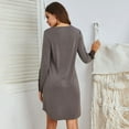 thumbnail image 2 of Pyjama Grande Taille pour Femmes avec Dentelle Unie, 2 of 7