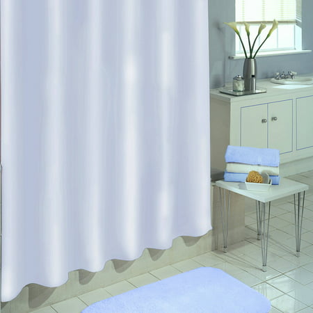 Excell Medium-Weight Eco-Friendly 100 percent PEVA Shower Curtain Liner, Anti Mildew, 70