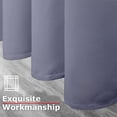 thumbnail image 3 of Ample Decor Blackout Curtain 46 x 95 inch Light Purple Set of 2 Panels, Room Darkening for Bedroom, Noise Reducing, Privacy Protection, 3 of 6