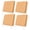 Orange, variant on Outdoor Patio Cushion Covers 4 Pack Orange Checks Patio Chair Cushion Covers with Ties and Zipper Summer Gingham Plaid Waterproof Outdoor Seat Cushion Covers for Patio Furniture 20"x18"