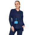 thumbnail image 4 of Medichic Mini Marilyn Elizabeth Zipper Bomber Scrub Jacket, 4 of 7