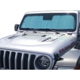 thumbnail image 2 of HeatShield, The Original Windshield Sun Shade, Custom-Fit for Jeep Wrangler SUV w/ Advanced Safety Group Package 2019, 2020, 2021, Silver Series, 2 of 4