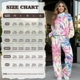 thumbnail image 6 of Garronmavis Sweat Sets for Women 2 Piece Tie Dye Hoodie for Women 2 Piece Outfit Two Piece Lounge Sets Hoodies and Sweatpants Fashion Clothes Tracksuit, Size S, 6 of 6