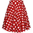thumbnail image 3 of Women's Basic Flared Casual Mini Skate Skirt Versatile Stretchy, 3 of 7