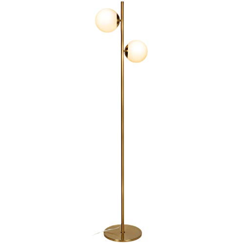 Brightech Sphere 3 Led Floor Lamp Contemporary Modern Frosted