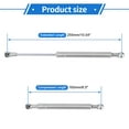 thumbnail image 4 of Unique Bargains 255mm/10.04" Gas Struts 22lb/100N/10kg Lift Supports Struts Silver Tone Stainless Steel 2 Set RV Car Toolbox Lid Storage Box Cover Cabinet Door Cover, 4 of 6