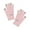 Pink, variant on qolati Cute Winter Gloves for Women Thermal Soft Warm Gloves for Girls with Elastic Cuff Windproof Knitted Ski Snow Mittens