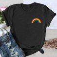 thumbnail image 4 of Stylish Women's T-Shirts Short Sleeve Casual Tops for Everyday Wear with Patterned Print for Spring Summer Fashion, 4 of 4