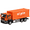 Container Truck#2, variant on EazyTech Tow Truck, Flatbed Truck, Stake Truck & Container Truck Metal Toy Cars for Boys Ages 3-6, Inertia Alloy Engineering Play Vehicles- Friction Power Construction Toys Gift