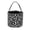 Black, variant on Halloween Fabric Storage Basket Pumpkin Candy Holder Black A 1pc