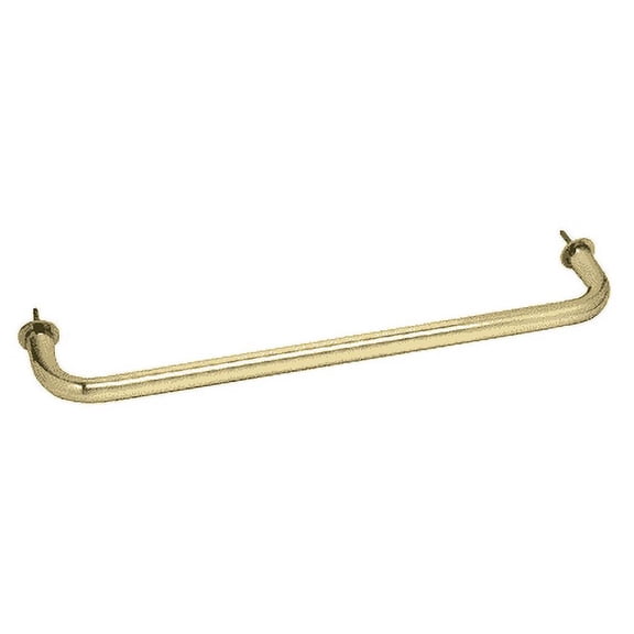 CRL WTB24BR Polished Brass 24" Wall Mounted Towel Bar