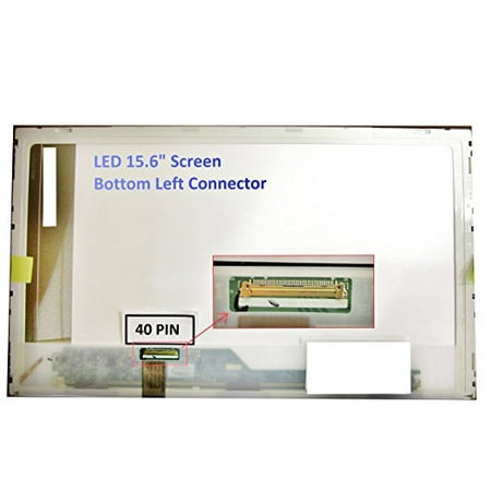 New 15.6' Laptop LED LCD Screen with Glossy Finish and HD WXGA 1366 x 768 Resolution for Toshiba Satellite L755 Models: L755-S5244 L755-S5245 L755-S5246 L755-S5247 L755-S5248 (Best Screen Resolution For Eyes)