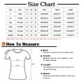 thumbnail image 3 of Sakmal Womens Tops Plus Size Silver Elbow-Length Floral Notch Neck T-Shirts Womens Shirts, 3 of 4