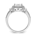 thumbnail image 2 of Auriga 925 Sterling Silver Cubic Zirconia Engagement Ring Size 7 for Women, 2 of 6
