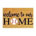 thumbnail image 1 of Front Door Game Welcome Mat Farmhouse Front Door Decorative Baseball Welcome Mat Front Door Absorbent and Wear Baseball Mat 40 X 60 Cm, 1 of 4