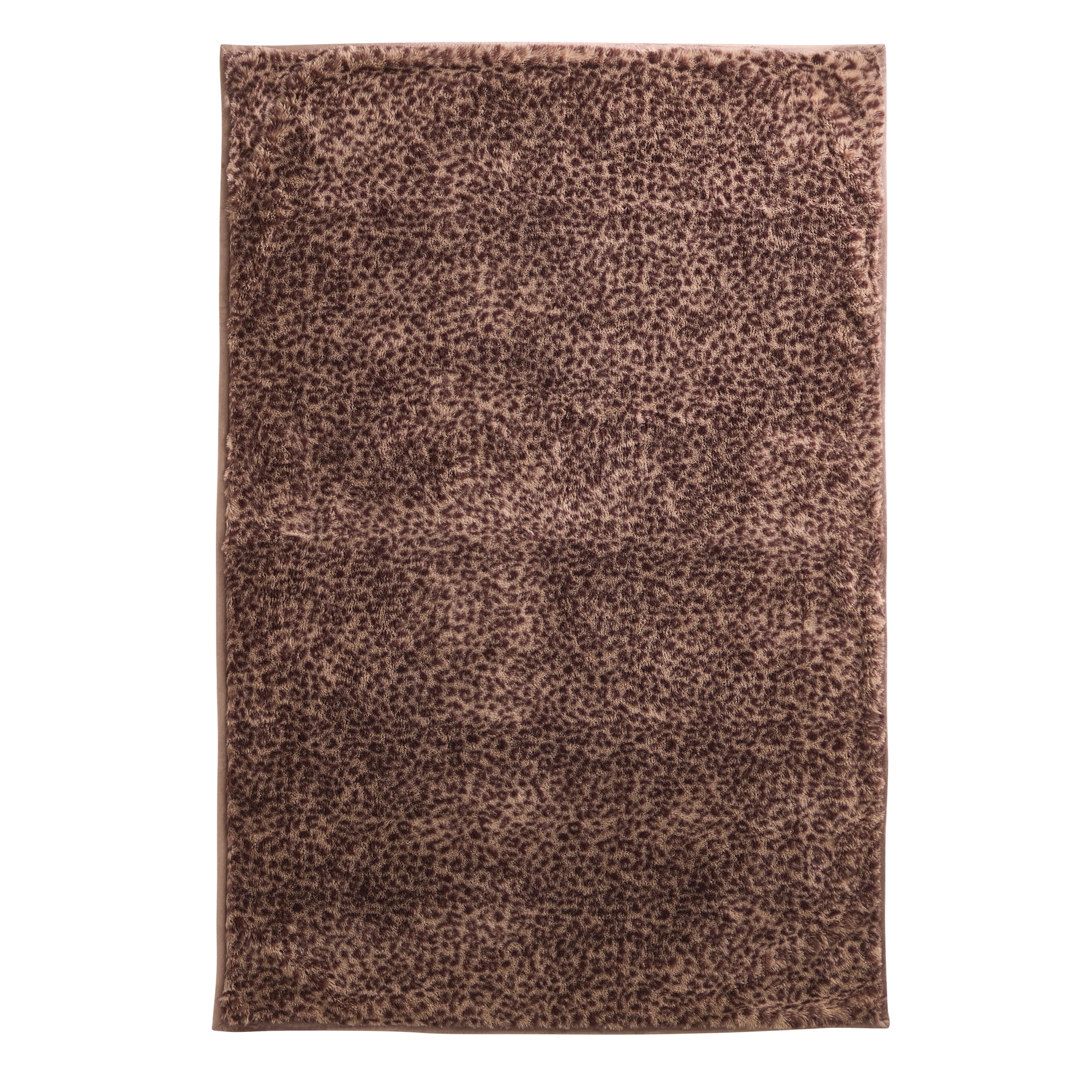 Better Homes & Gardens Brown Leopard Faux Fur Oversized Throw, 50 in x 72 in
