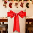 thumbnail image 6 of Chair Sash Bow, Modern No-Tie Wedding Sashes, Polyester Chair Back Cover for Weddings, Banquets, and Holiday Events, 6 Colors Available, 6 of 6