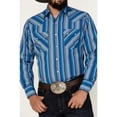 thumbnail image 3 of Ely Walker Men's Serape Striped Long Sleeve Pearl Snap Western Shirt - 2029242-RO Medium, 3 of 4