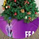 thumbnail image 3 of Falda para árbol de Navidad de Inside Out, suave y divertida, decoración navideña navideña de granja de 36", 3 of 4