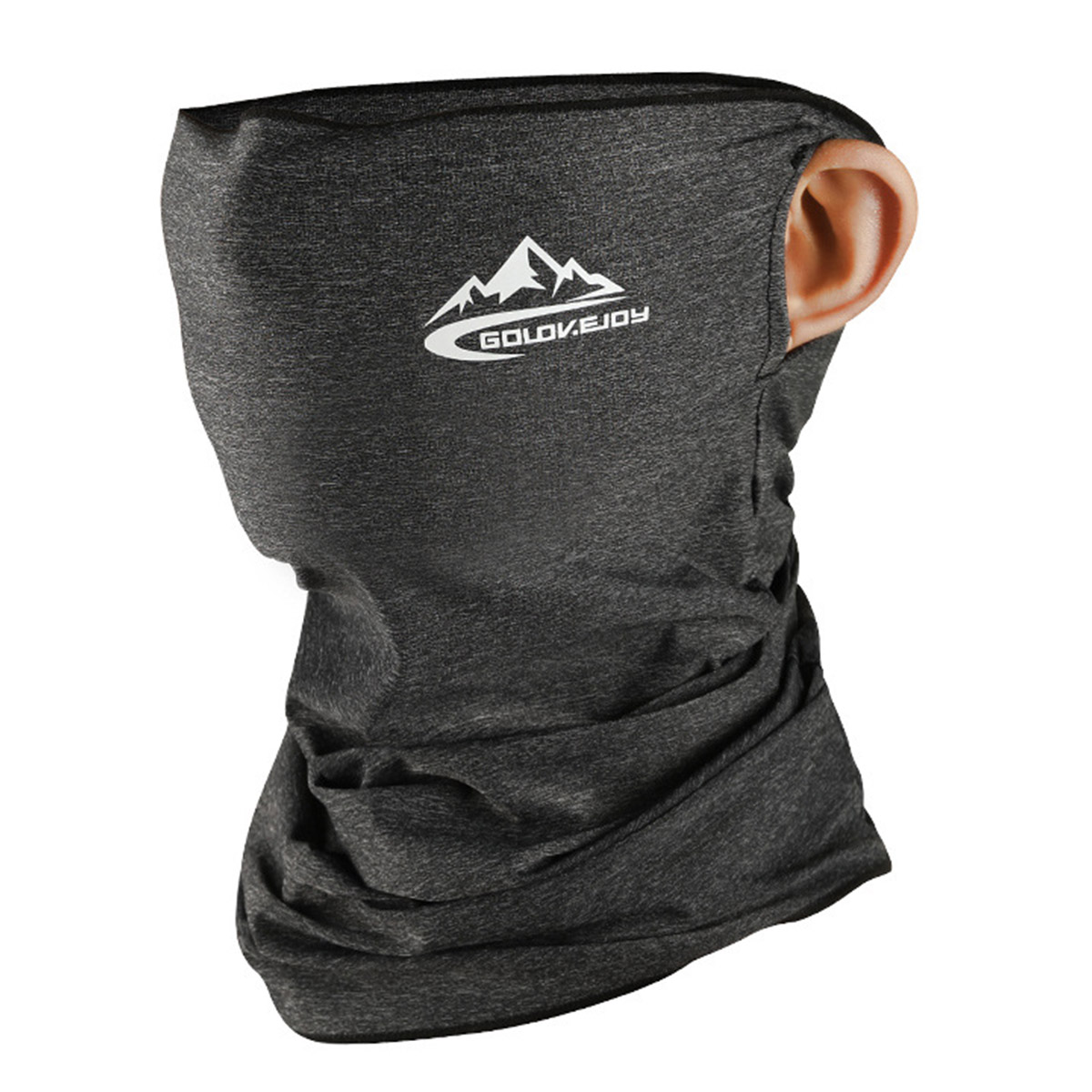 Kawell Ice Silk Ski Mask, WindResistant Face Mask, Hinged Design to