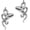 Silver, variant on Gothic Fake Nose Ring African Nose Cuffs Silver Faux Septum Stainless Steel Nose Rings Clip on Nose Jewelry for Woman Non Pierced Jewelry