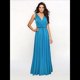 thumbnail image 4 of Vestido Maxi Sin Mangas, de Cintura Alta, Color Liso, con Tirantes Cruzados en la Espalda y Múltiples Usos para Mujer. Azul Agua S, 4 of 7