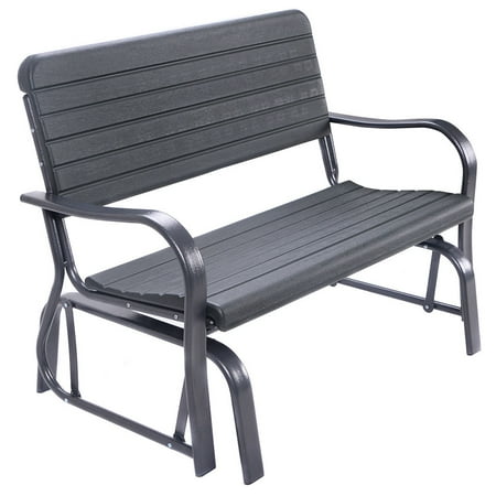 Costway Outdoor Patio Swing Porch Rocker Glider Bench 