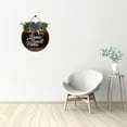 thumbnail image 5 of Eveokoki 12" Home Sweet Home Sign for Front Door Farmhouse Porch Rustic Round Wooden Hanging Wreaths for Christmas Festival Decoration Housewarming Gifts Wall Decor Outdoor Indoor, 5 of 5