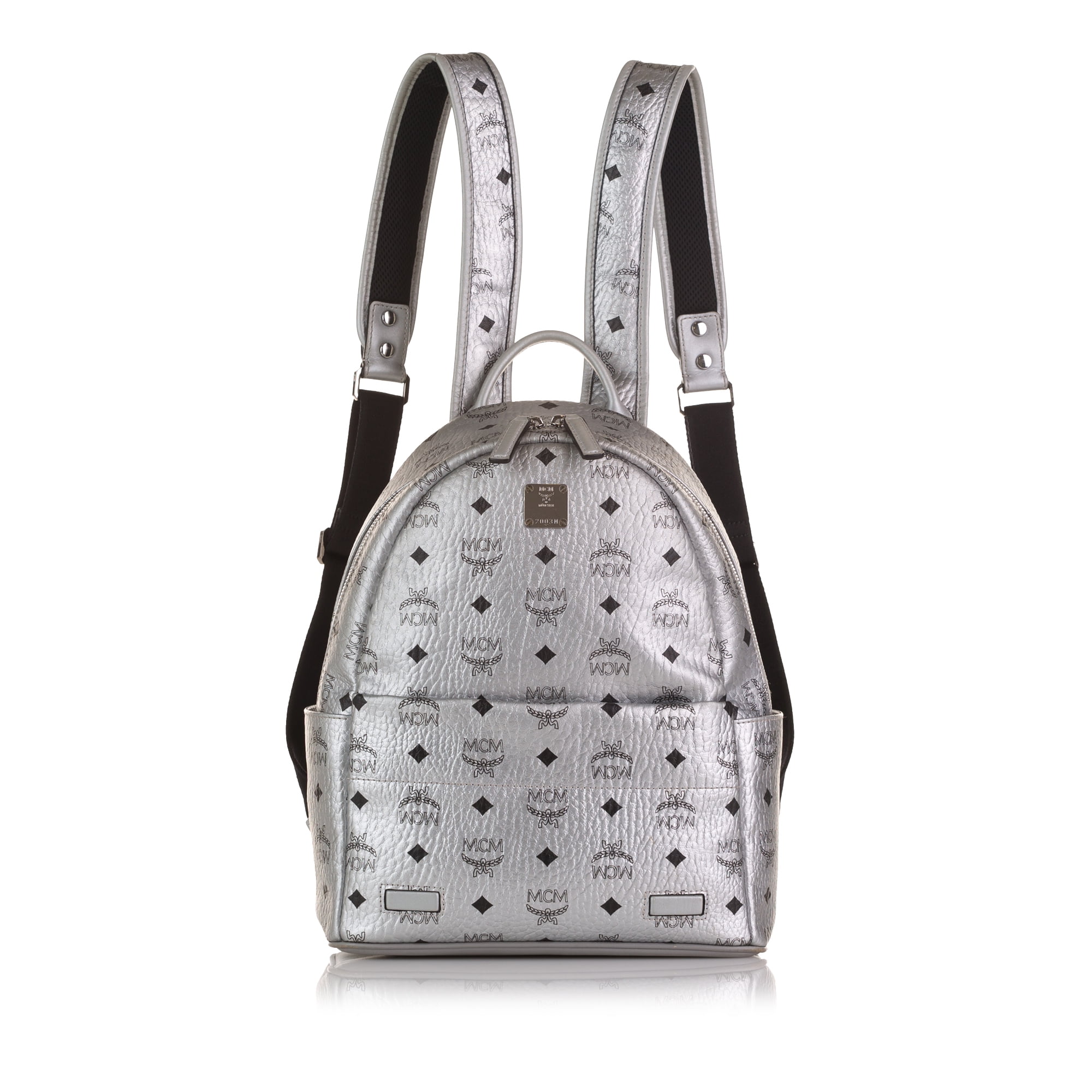 Authentic Pre Owned MCM Visetos Stark Silver Liberia Ubuy