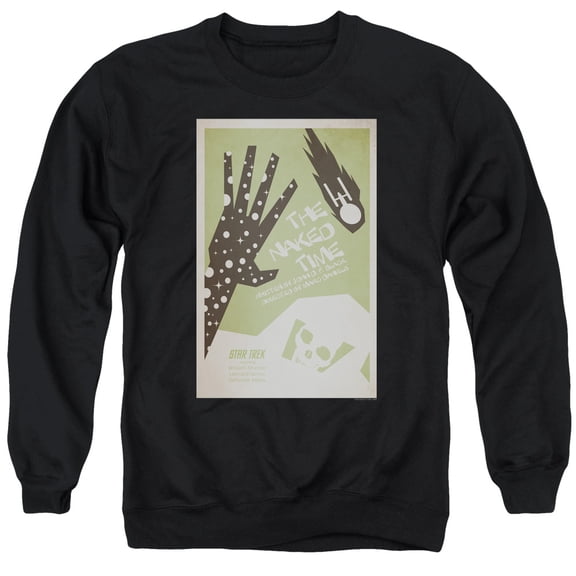 Star Trek Tos Episode 4 Adult Crewneck Sweatshirt Black