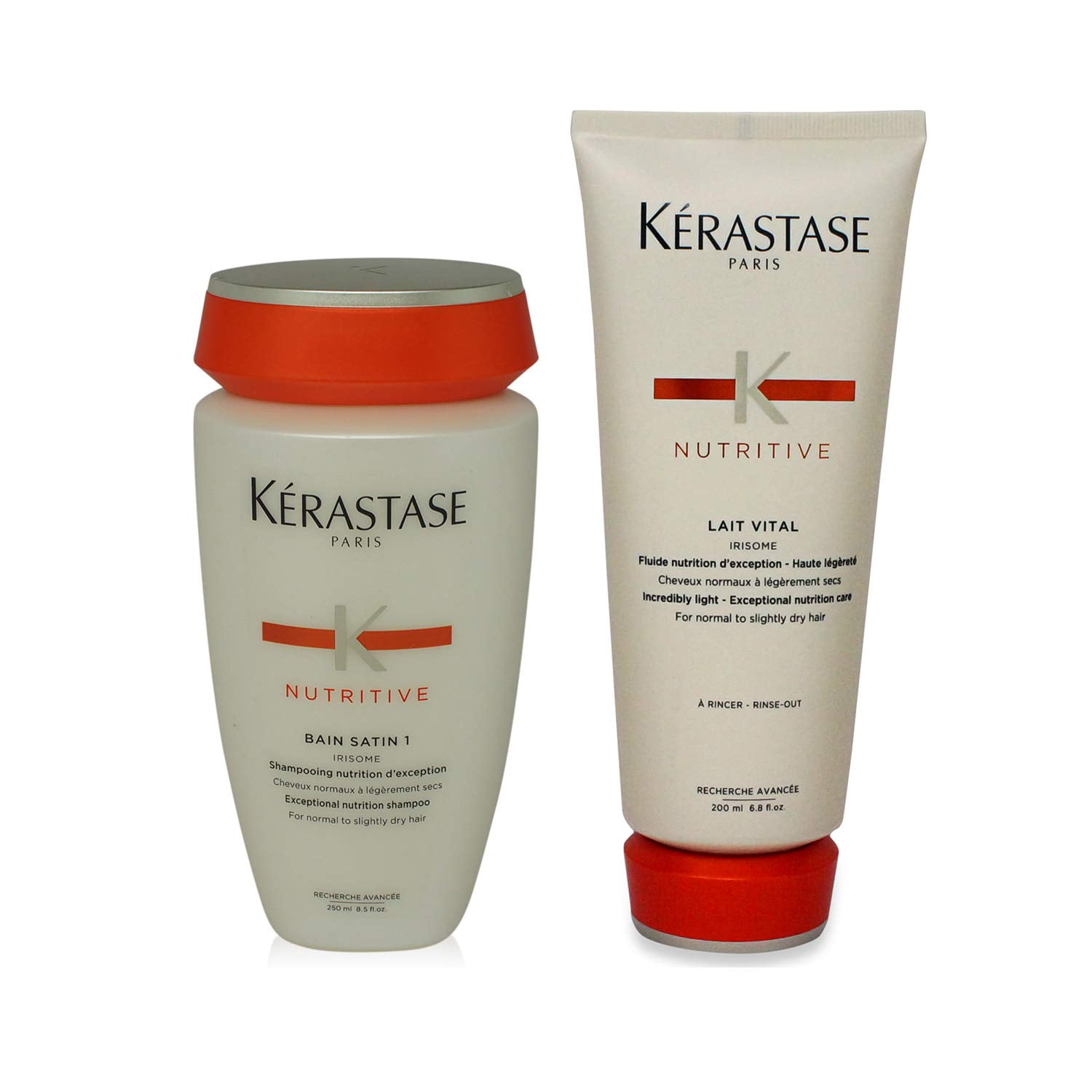 Kérastase Bain Satin 1 &amp; Lait Vital (Shampoo &amp; Conditioner) Duo by